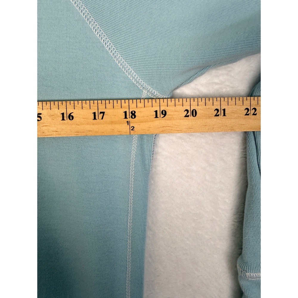 Eddie Bauer Crewneck Long Sleeve Light Blue Pullover Sweatshirt Top Size M - Picture 9 of 10